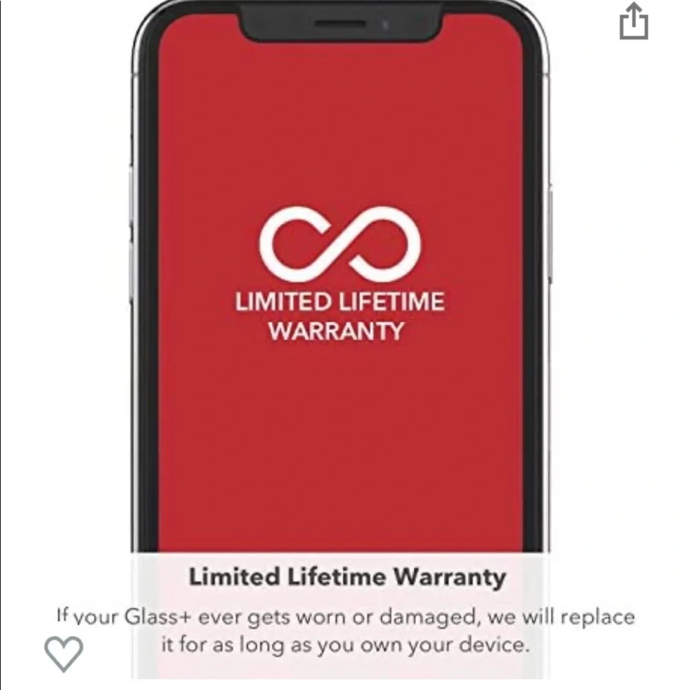 ZAGG - InvisibleShield Glass+ Screen Protector - Apple iPhone Xs MAX